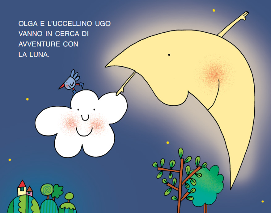 LA NUVOLA OLGA E LA LUNA IN BICICLETTA