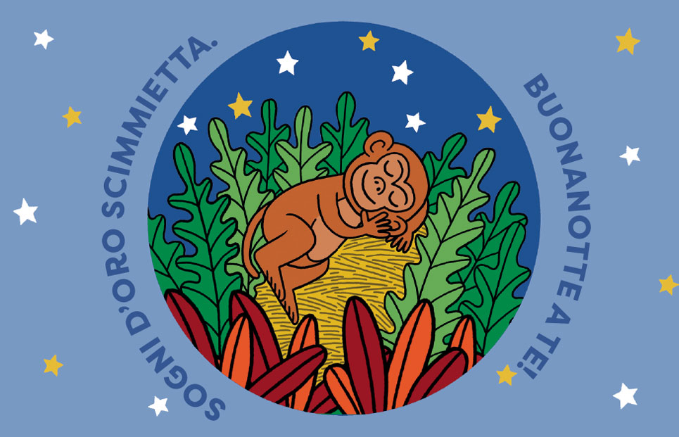 BUONANOTTE SCIMMIETTA BUONANOTTE SCIMMIETTA