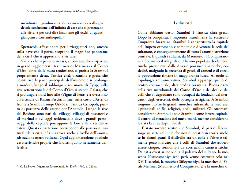 LA VITA QUOTIDIANA A COSTANTINOPOLI AI TEMPI DI SOLIMANO IL MAGNIFICO