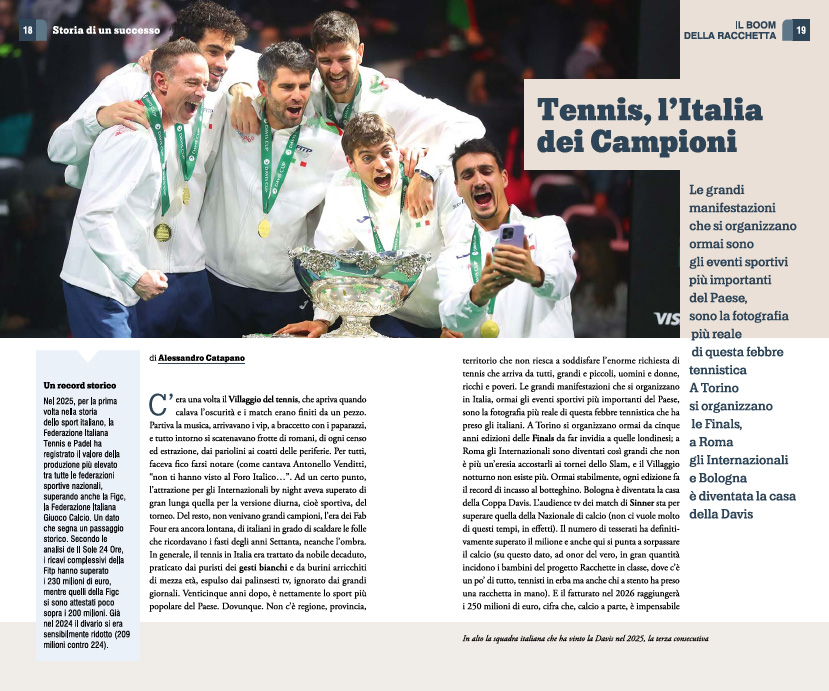 L'ITALIA DEL TENNIS