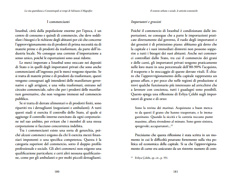 LA VITA QUOTIDIANA A COSTANTINOPOLI AI TEMPI DI SOLIMANO IL MAGNIFICO