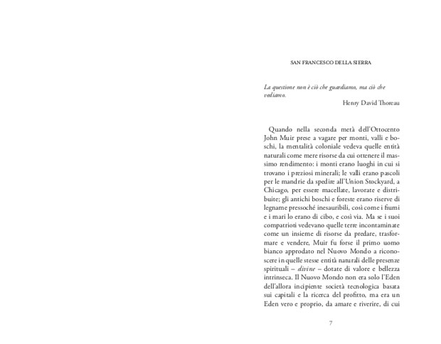 J. MUIR: LE MONTAGNE MI CHIAMANO. MEDITAZIONI SULLA NATURA SELVAGGIA