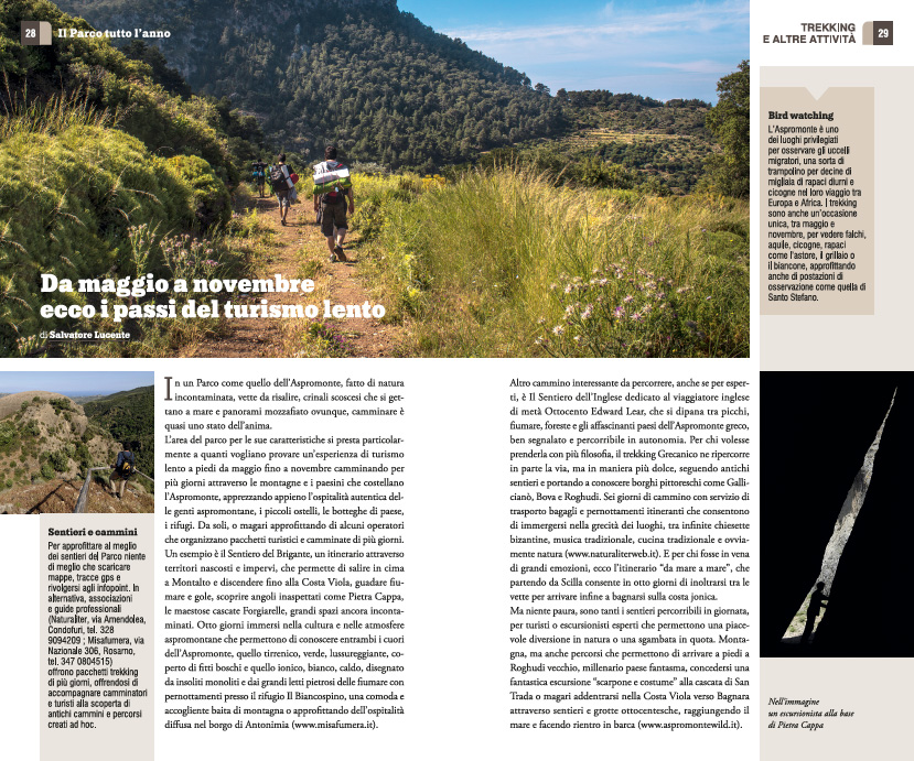 PARCO NAZIONALE DELL'ASPROMONTE. NATURA, TESORI E SAPORI