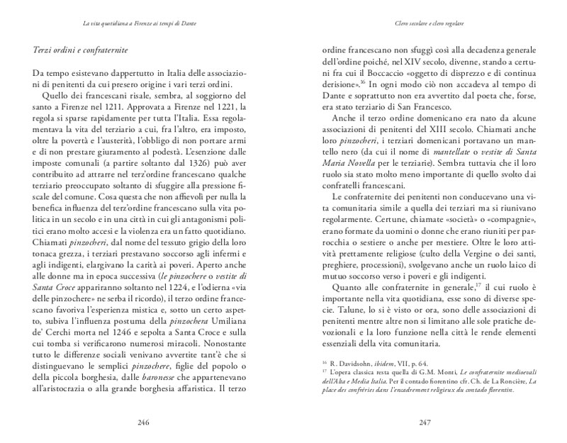 LA VITA QUOTIDIANA A FIRENZE AI TEMPI DI DANTE 