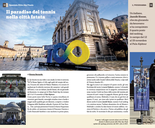 PIEMONTE. I TESORI DELL’UNESCO. SPECIALE NITTO ATP FINALS
