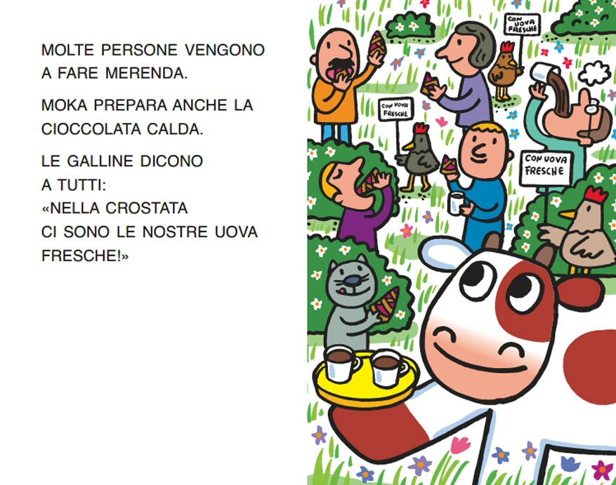 LA MUCCA MOKA FA UNA CROSTATA 