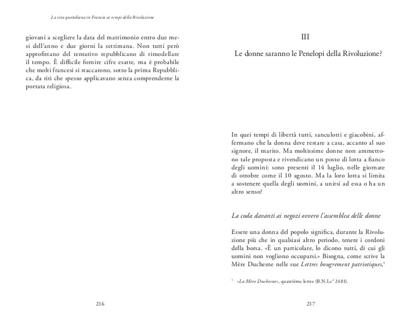 LA VITA QUOTIDIANA IN FRANCIA AL TEMPO DELLA RIVOLUZIONE (1789-1795)