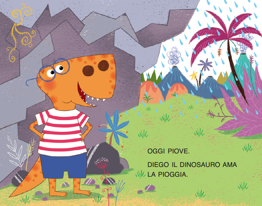 UN BAGNO CALDO PER DIEGO IL DINOSAURO