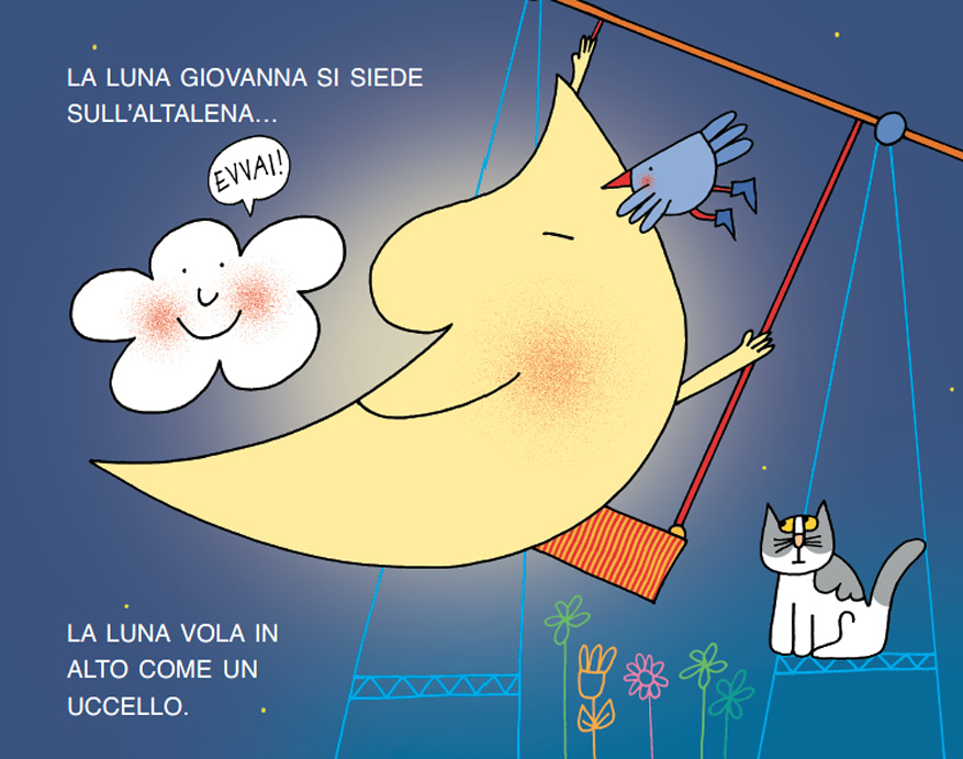 LA NUVOLA OLGA E LA LUNA IN BICICLETTA