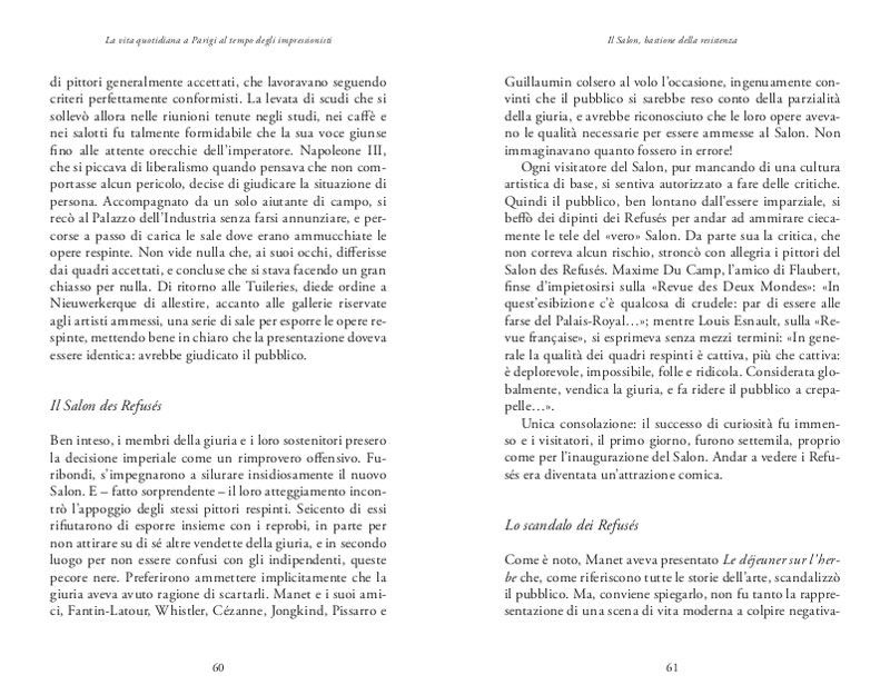 LA VITA QUOTIDIANA A PARIGI AL TEMPO DEGLI IMPRESSIONISTI 