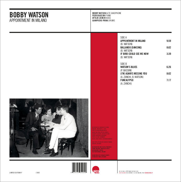 BOBBY WATSON- APPOINTMENT IN MILANO (VINILE)