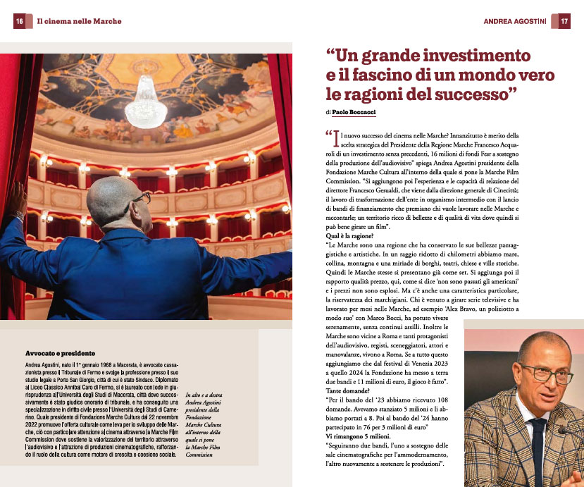MARCHE E IL CINEMA MARCHE E IL CINEMA