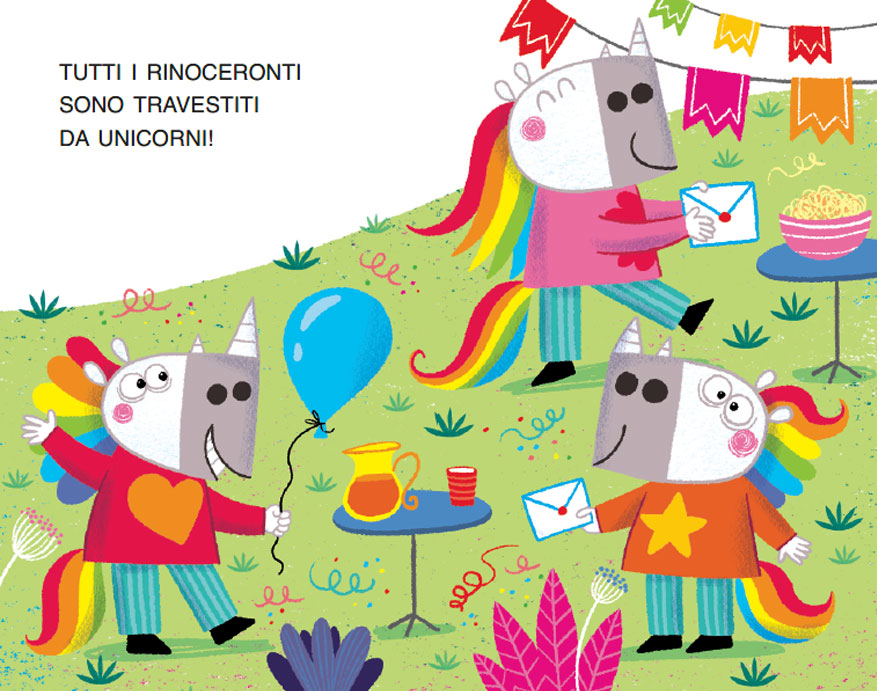 L'UNICORNO ARTÙ VA A UNA FESTA
