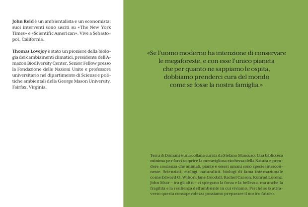 T. LOVEJOY E J. REID: SEMPRE VERDI. SALVARE LE GRANDI FORESTE PER SALVARE IL PIANETA