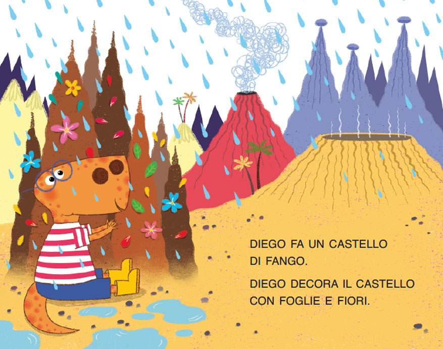 UN BAGNO CALDO PER DIEGO IL DINOSAURO