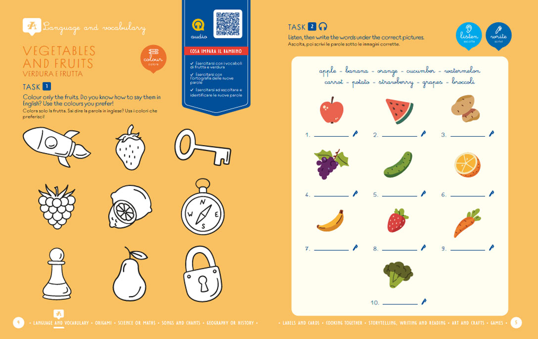 VEGETABLES AND FRUITS