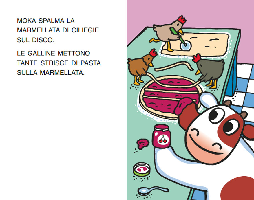 LA MUCCA MOKA FA UNA CROSTATA 
