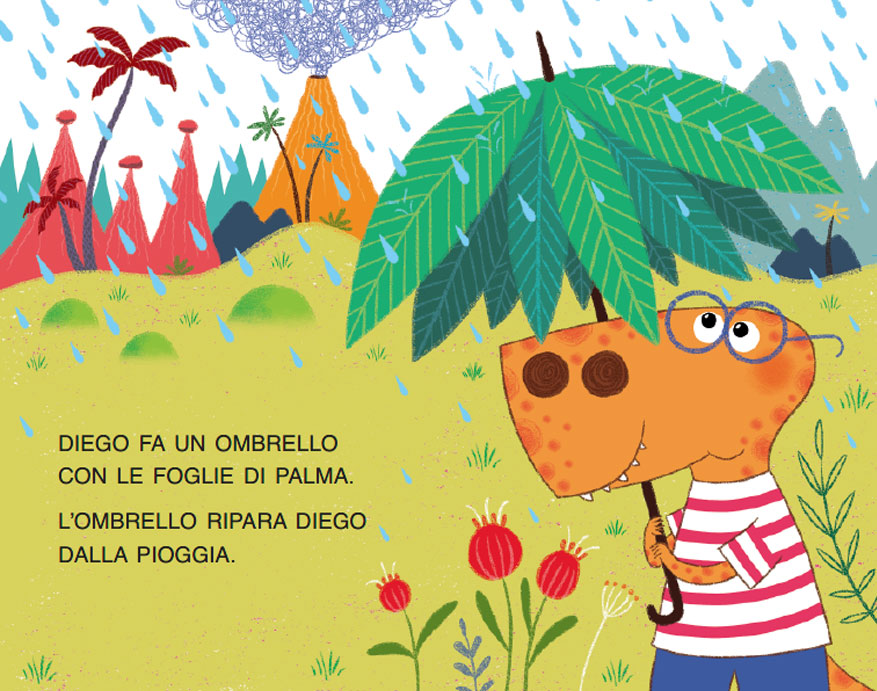 UN BAGNO CALDO PER DIEGO IL DINOSAURO