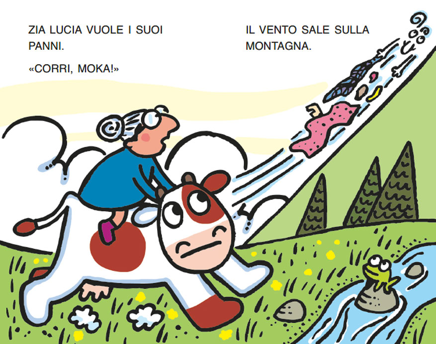 MUCCA MOKA E IL BUCATO VOLANTE