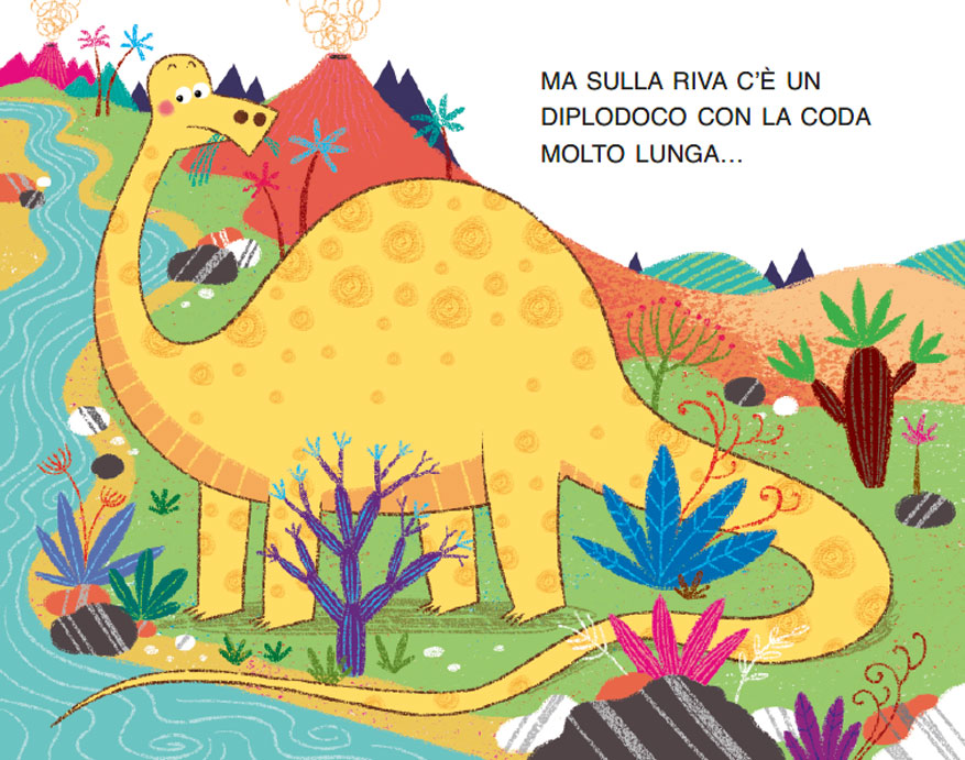 DIEGO IL DINOSAURO IN GITA SUL FIUME