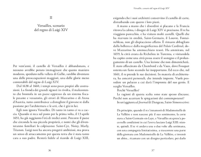 LA VITA QUOTIDIANA A VERSAILLES NEI SECOLI XVII E XVIII