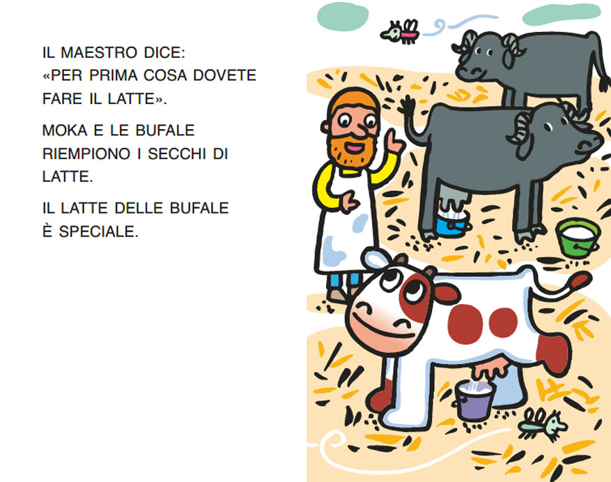 LA MUCCA MOKA FA LA PIZZA 