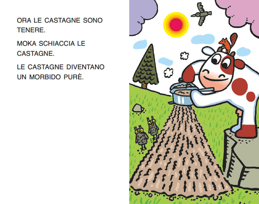 MUCCA MOKA E IL DOLCE DI CASTAGNE