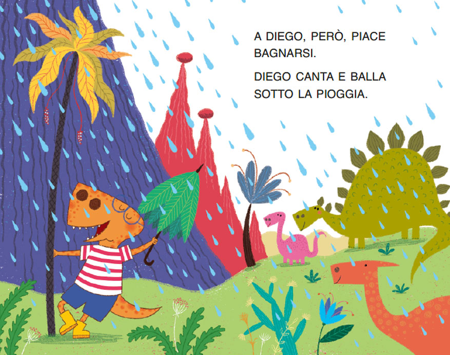 UN BAGNO CALDO PER DIEGO IL DINOSAURO