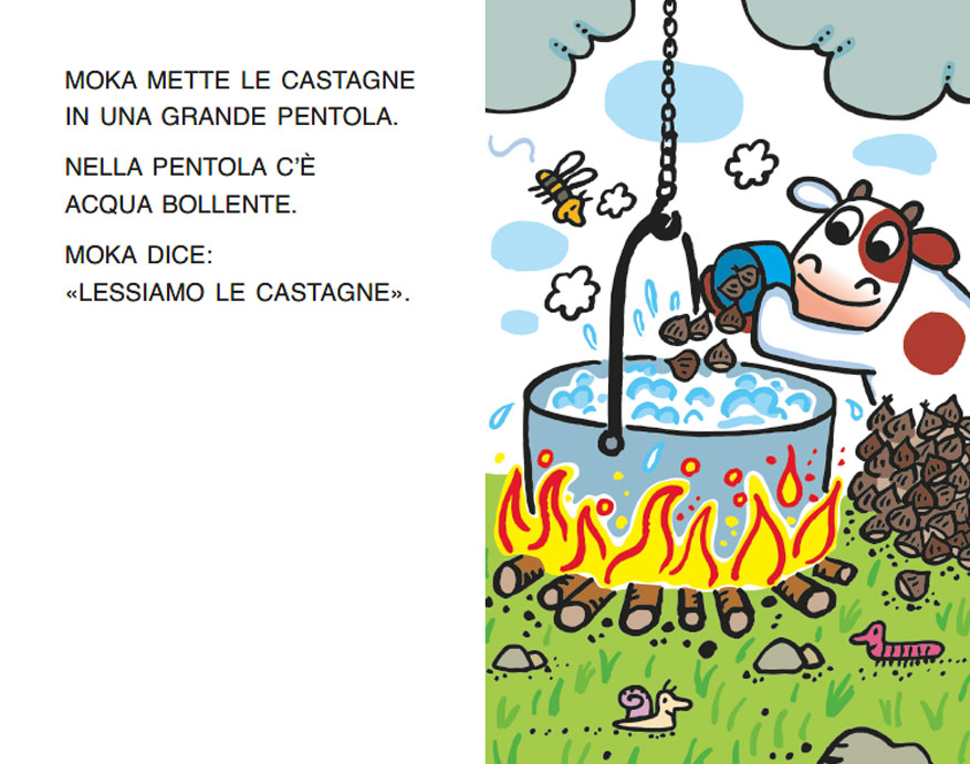 MUCCA MOKA E IL DOLCE DI CASTAGNE