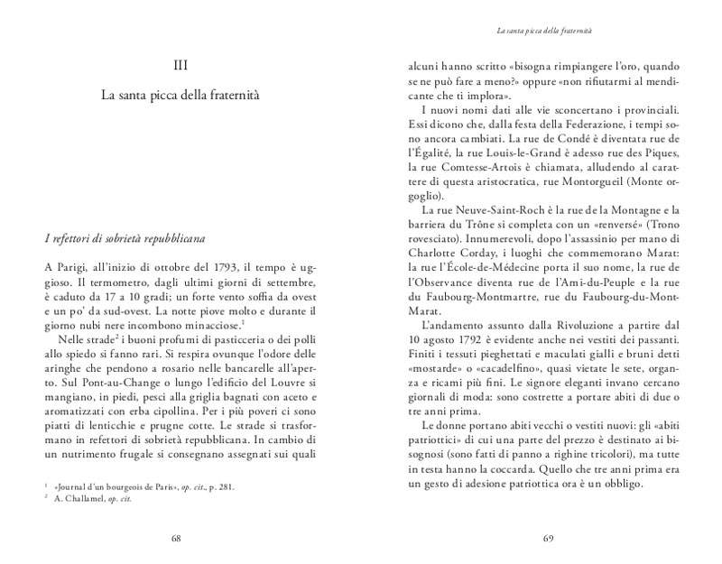 LA VITA QUOTIDIANA IN FRANCIA AL TEMPO DELLA RIVOLUZIONE (1789-1795)