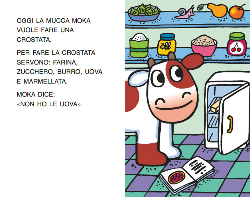 LA MUCCA MOKA FA UNA CROSTATA 