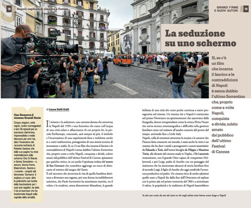 NAPOLI CAPITALE DI CINEMA E FICTION