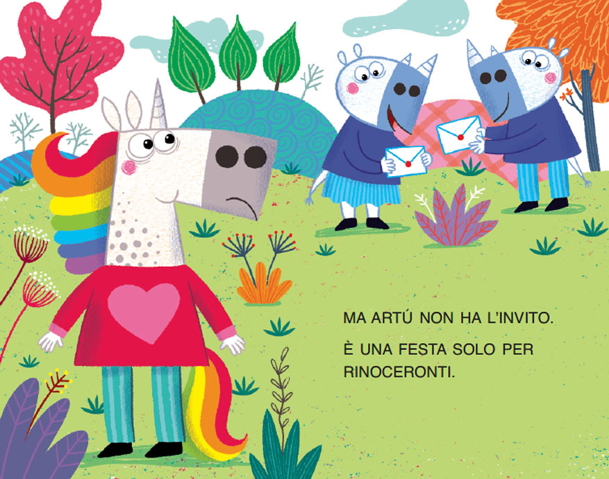 L'UNICORNO ARTÙ VA A UNA FESTA