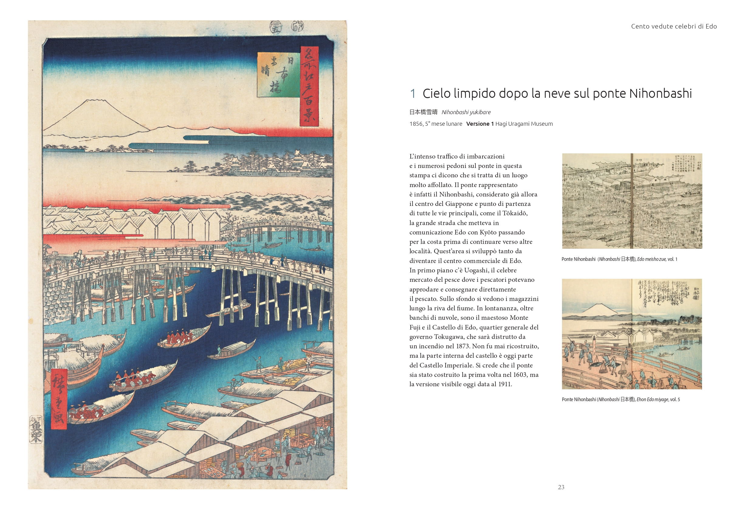 HIROSHIGE - CENTO VEDUTE DI LUOGHI CELEBRI DI EDO