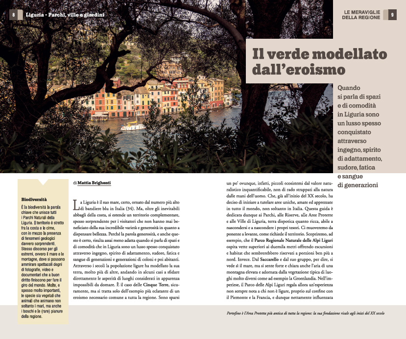 LIGURIA PARCHI, VILLE E GIARDINI LIGURIA PARCHI, VILLE E GIARDINI