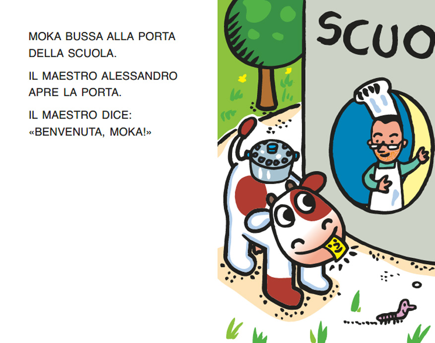 MUCCA MOKA A SCUOLA DI CUCINA