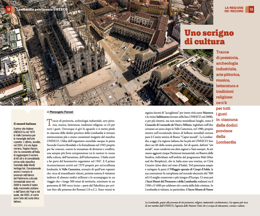 LOMBARDIA. I TESORI DELL'UNESCO LOMBARDIA. I TESORI DELL'UNESCO
