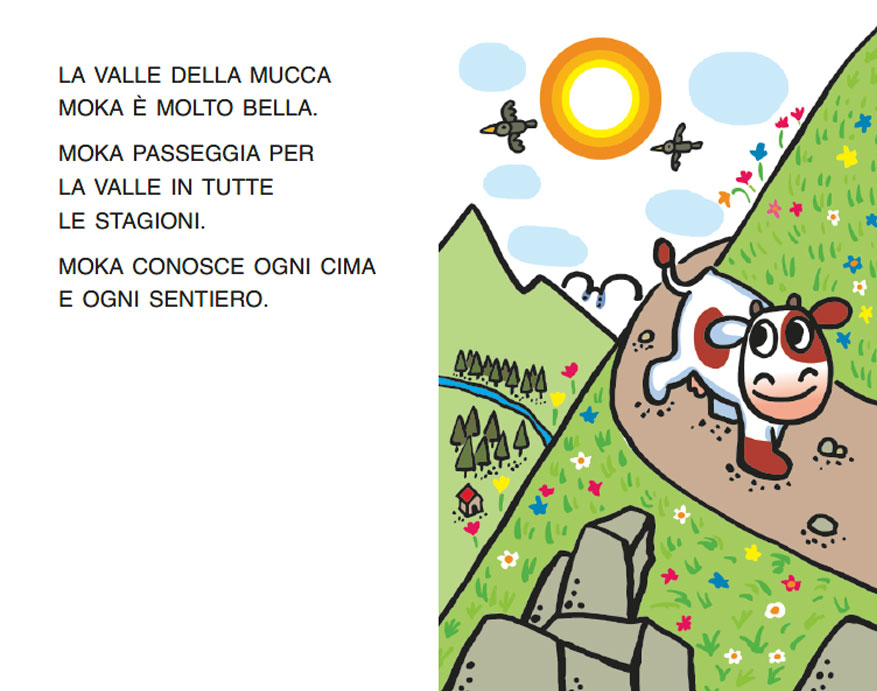 MUCCA MOKA E I SENTIERI DI MONTAGNA