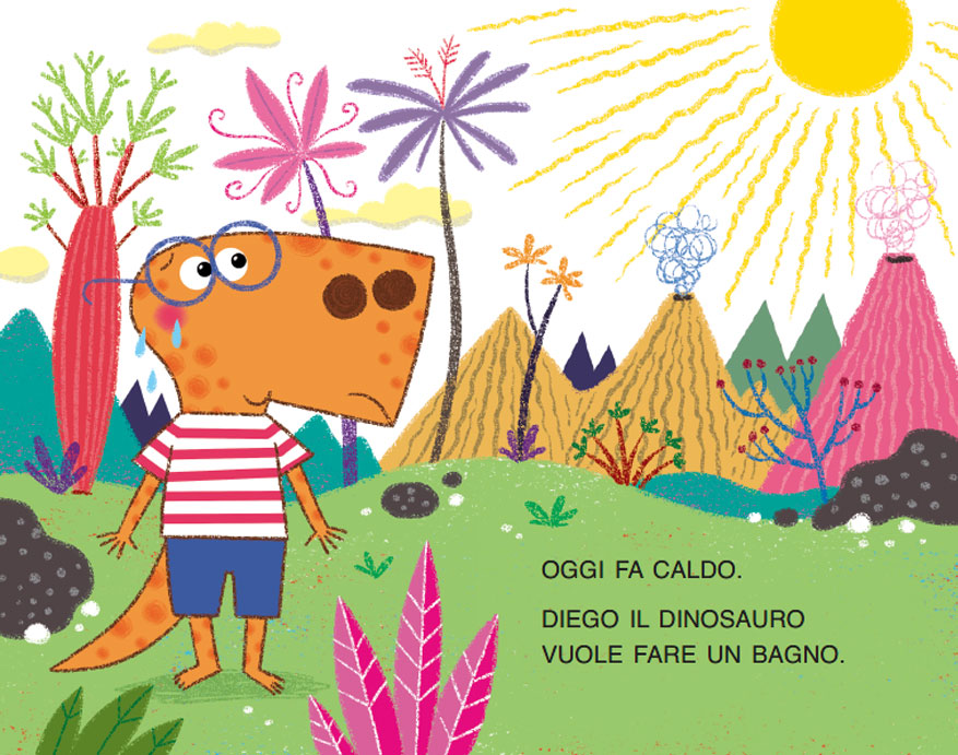 DIEGO IL DINOSAURO IN GITA SUL FIUME