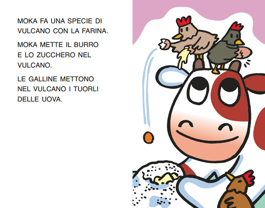 LA MUCCA MOKA FA UNA CROSTATA 