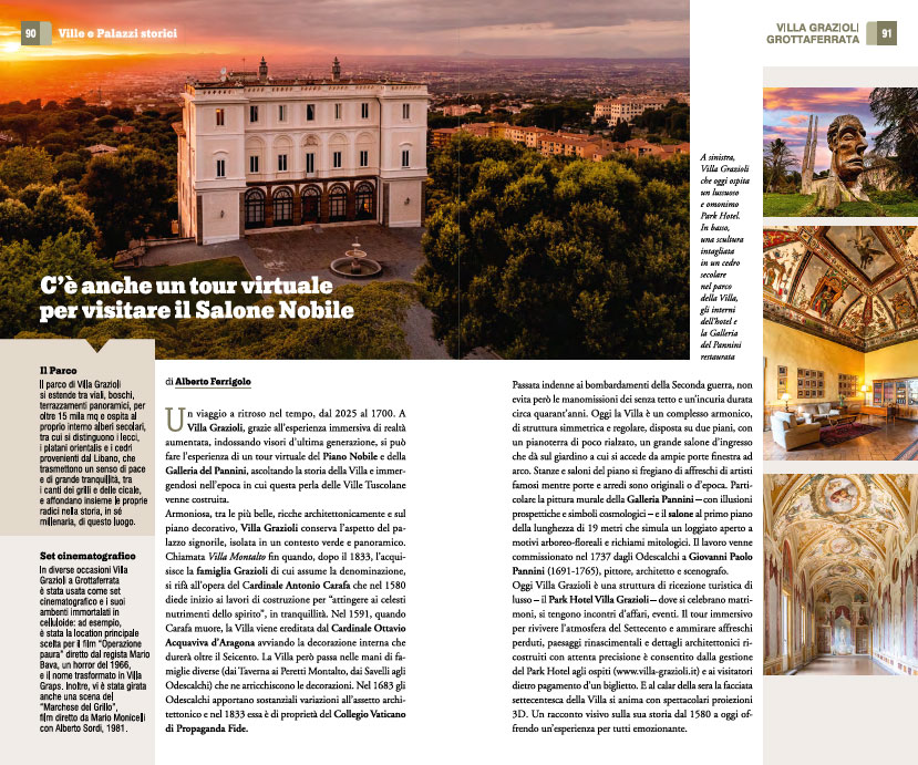 CASTELLI ROMANI. VILLE E DIMORE DA SOGNO