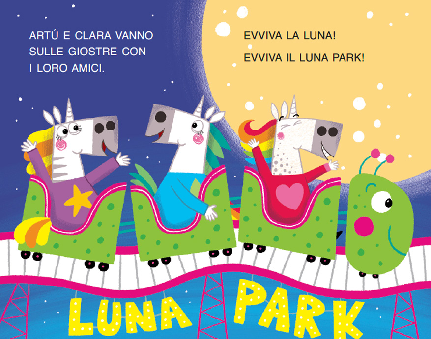 L'UNICORNO ARTÙ VA SULLA LUNA