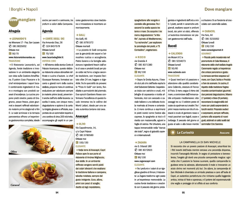 CAMPANIA - I BORGHI. NAPOLI E CASERTA