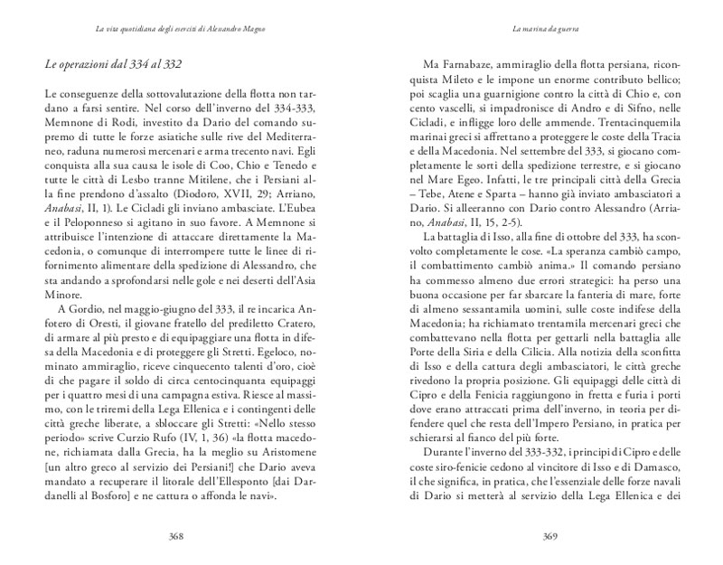 LA VITA QUOTIDIANA DEGLI ESERCITI DI ALESSANDRO MAGNO 